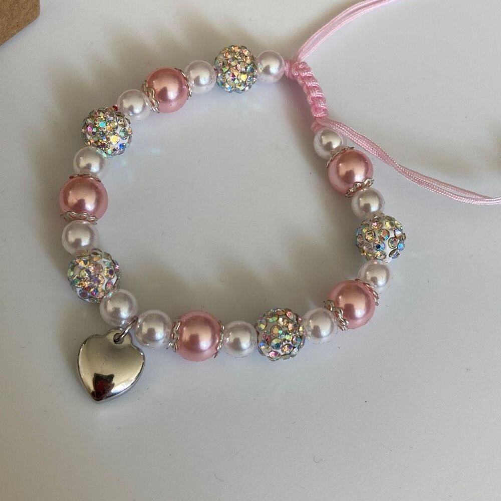 Granddaughter bracelet gift pink